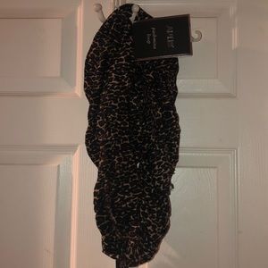 Cheetah print scarf